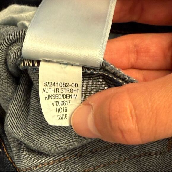 Gap Authentic Real Straight Jeans in Rinsed Denim Size 29R - Picture 8 of 8